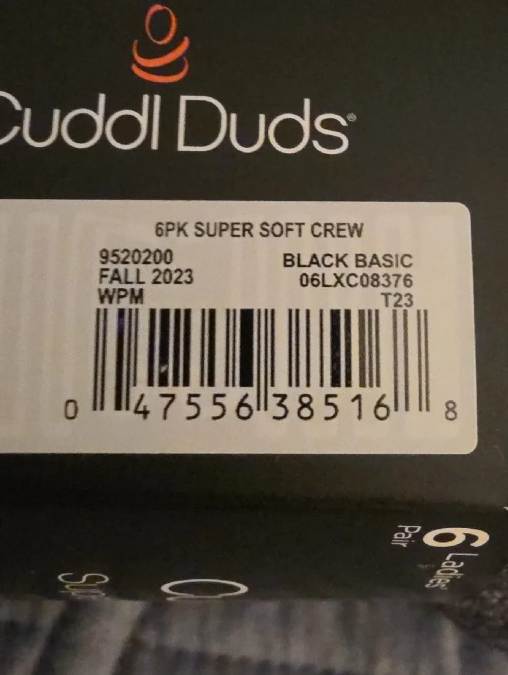 Cuddl Duds Men's Super Soft Crew Socks - Charcoal Gray